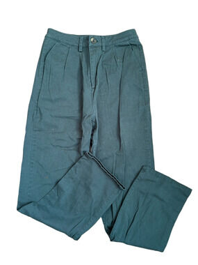 twik Dark Green Pleated Chinos